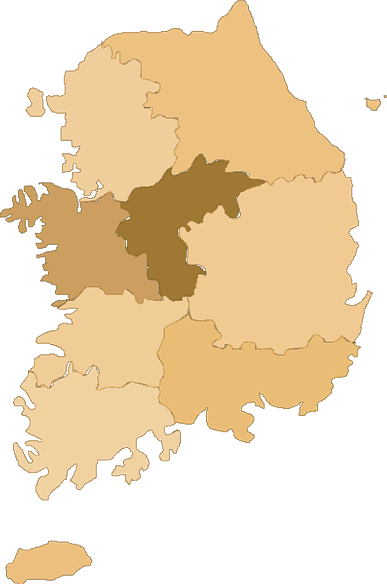 대한민국 지도